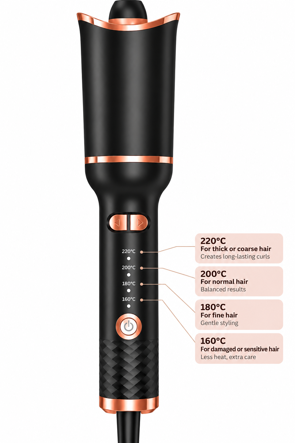 Calumel CurlOne™ — Automatic Rotating Hair Curler